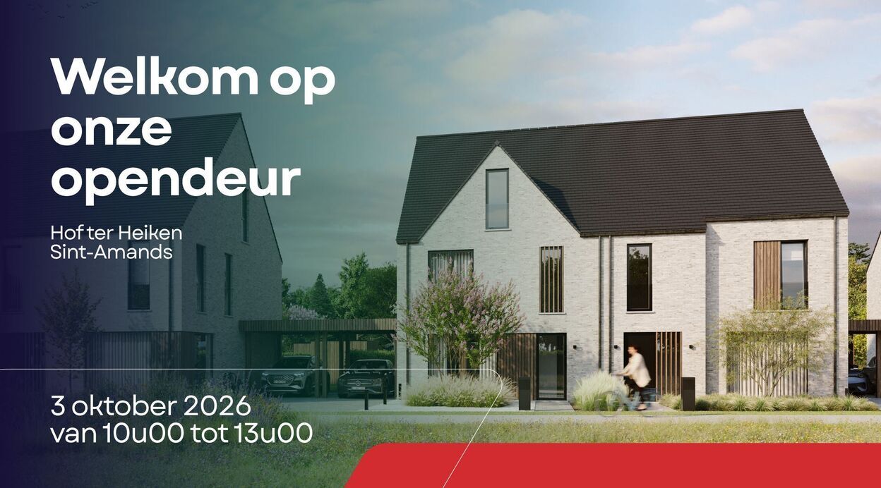 Half Open Bebouwing te koop in SINT-AMANDS